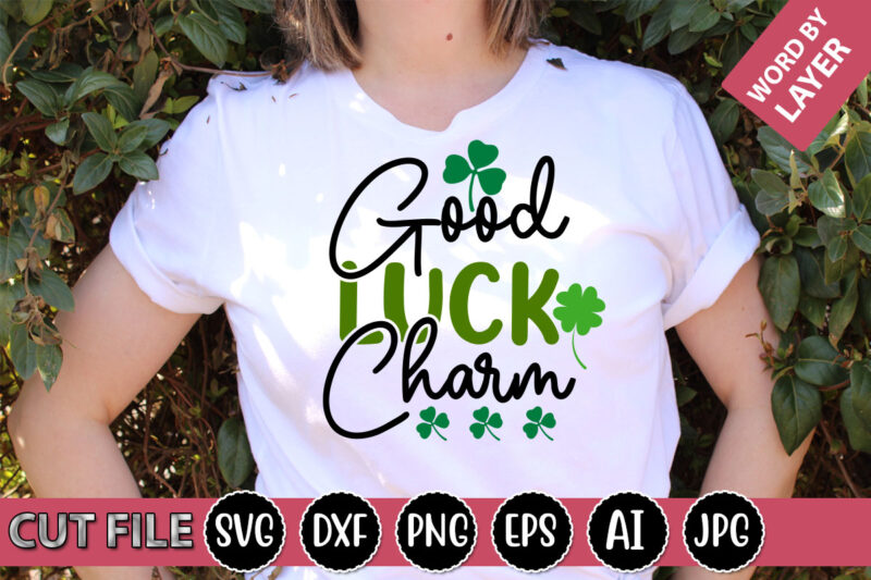 good luck charm SVG Vector for t-shirt