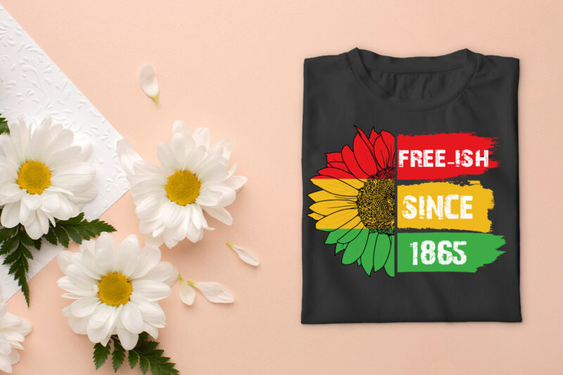 Black History Month Sunflower Freeish Since 1865
