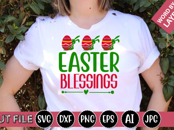 Easter blessings svg vector for t-shirt