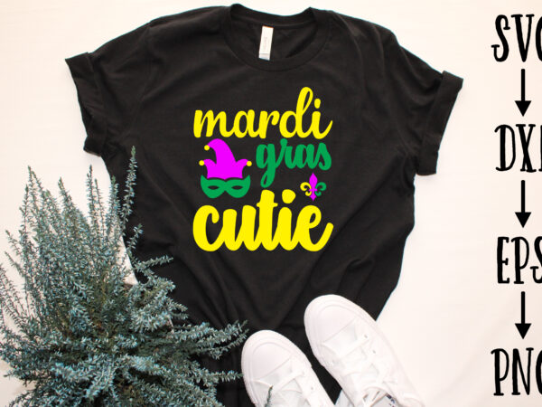 Mardi gras cutie t shirt designs for sale