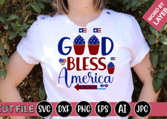 Good Bless America SVG Vector for t-shirt