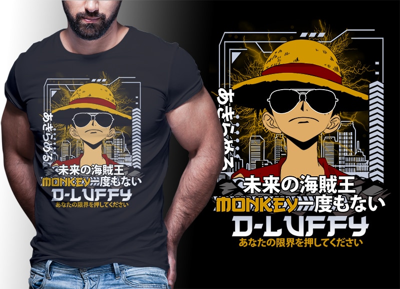 50 ANIME MIX tshirt designs bundle editable