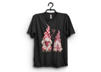 Valentine Gnome T Shirt Vector Art