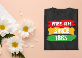 Black History Month Freeish Since 1865 Banner Diy Crafts Svg Files For Cricut, Silhouette Sublimation Files, Cameo Htv Prints