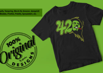 420, Bob Marley, weed, marijuana, vector t-shirt design