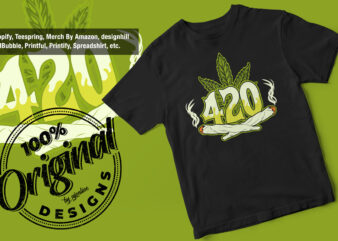 420 Wake and Bake, 420, Bob Marley, weed, marijuana, vector t-shirt design, 420 Weed Vector