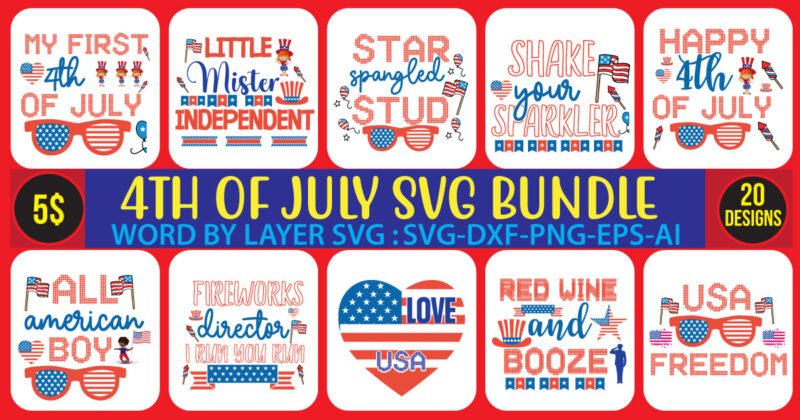 4th of juiy svg vector for t-shirt bundle ,2nd amendment svg 4th of july svg 4th of july svg bundle al_amindesign american bald eagle usa flag 1776 united states of