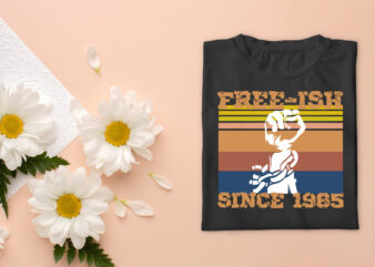Black Month History Vintage Freeish Since 1965 Diy Crafst Svg Files For Cricut, Silhouette Sublimation Files, Cameo Htv Print t shirt template