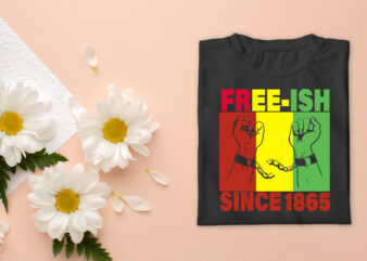 Black History Month Freeish African Color Since 1865 Diy Crafts Svg Files For Cricut, Silhouette Sublimation Files, Cameo Htv Prints