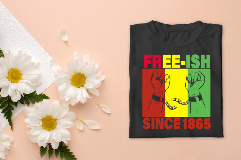 Black History Month Freeish African Color Since 1865 Diy Crafts Svg Files For Cricut, Silhouette Sublimation Files, Cameo Htv Prints