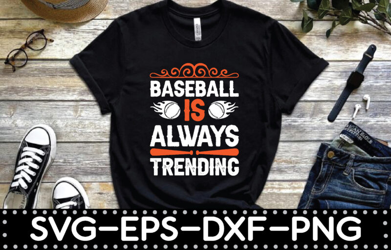 Baseball t-shirt design bundle