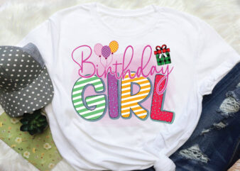 birthday girl sublimation t shirt template