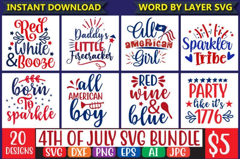 4th of July SVG Bundle