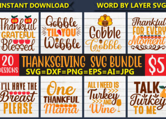 Thanksgiving Svg Bundle