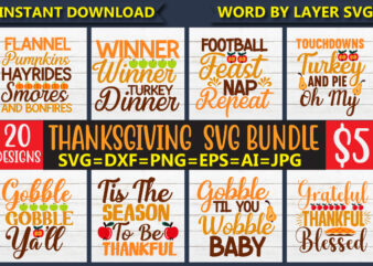Thanksgiving Svg Bundle vol.2