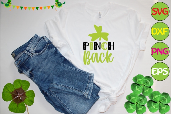 Pinch back t shirt illustration