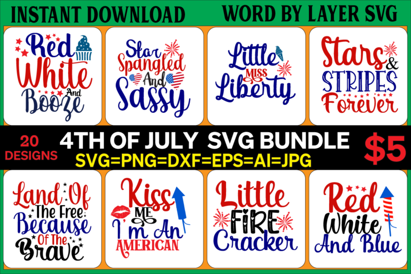 4th of July SVG Bundle