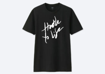 Hustle yo life t-shirt design