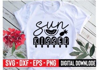sun kissed t shirt template vector