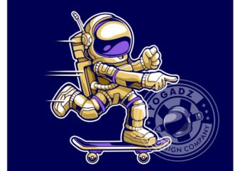 Astronaut 7 t shirt vector