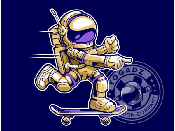 Astronaut 7 t shirt vector