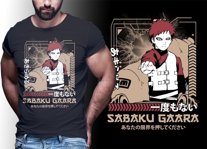 50 ANIME MIX tshirt designs bundle editable