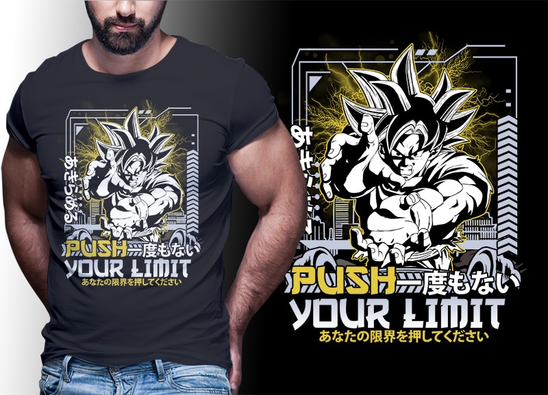 50 ANIME MIX tshirt designs bundle editable