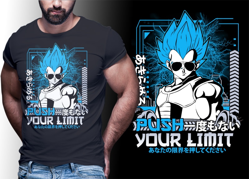 50 ANIME MIX tshirt designs bundle editable