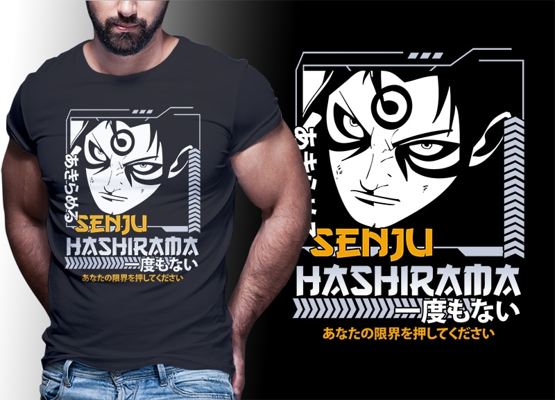 50 ANIME MIX tshirt designs bundle editable