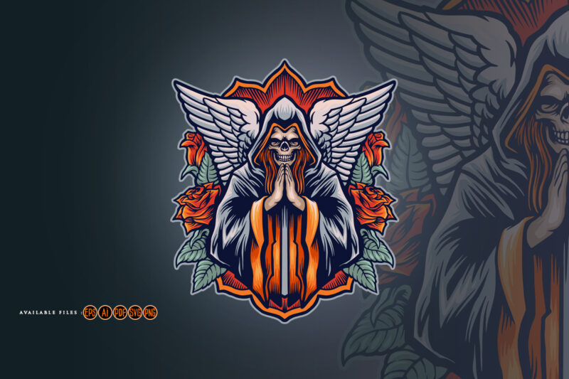 Skull Death Angel Religions Mascot