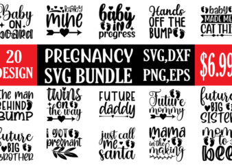 pregnancy svg bundle t shirt illustration