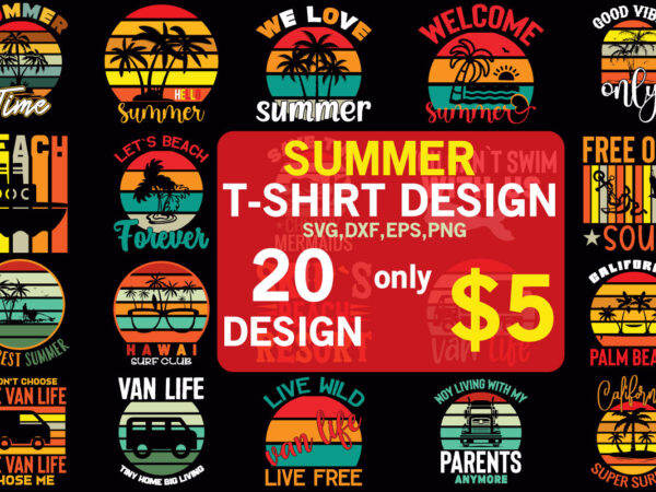 Summer t-shirt bundle Summer t-shirt bundle