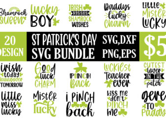 ST Patrick’s Day svg bundle