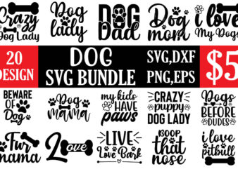 dog svg bundle