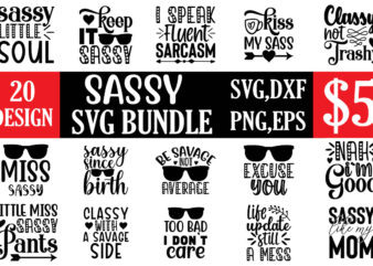 Sassy svg bundle