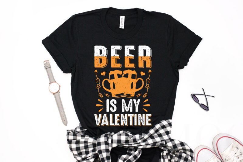 Beer is My Valentine-valentine’s day t-shirt design, valentine t-shirt svg, valentino t-shirt, ideas for valentine's day, t shirt design for valentine’s day, valentine’s day gift, valentine’s day shirt etsy, t-shirt