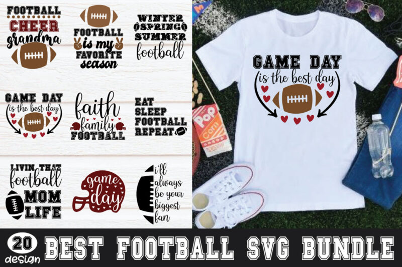 Best Football SVG Bundle