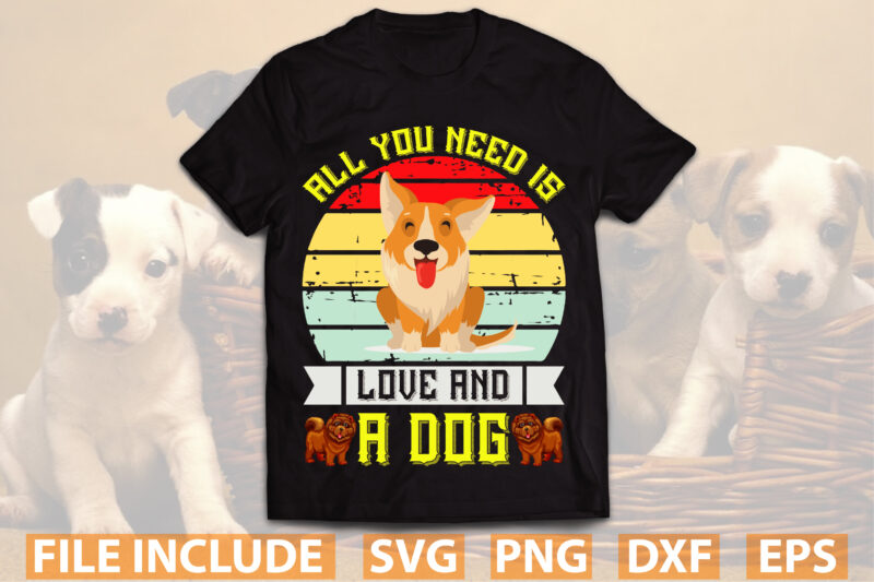 Dog T-shirt Design Bundle