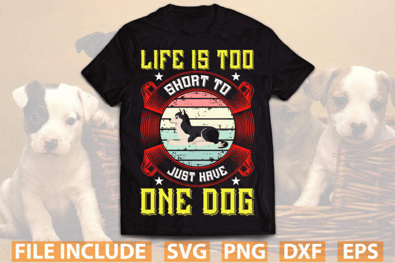 Dog T-shirt Design Bundle