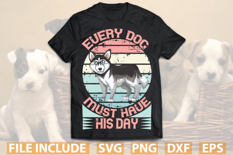 Dog T-shirt Design Bundle