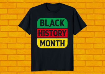 Black history month popular T-Shirt design