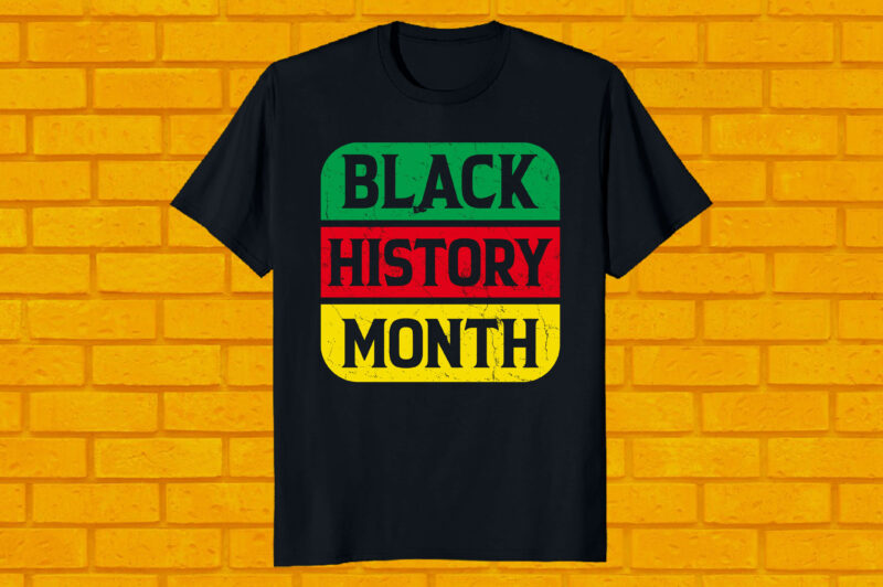 Black history month popular T-Shirt design