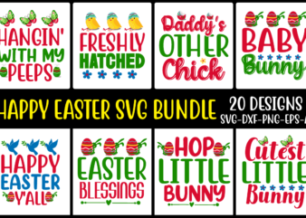 happy easter svg bundle vol.5 graphic t shirt