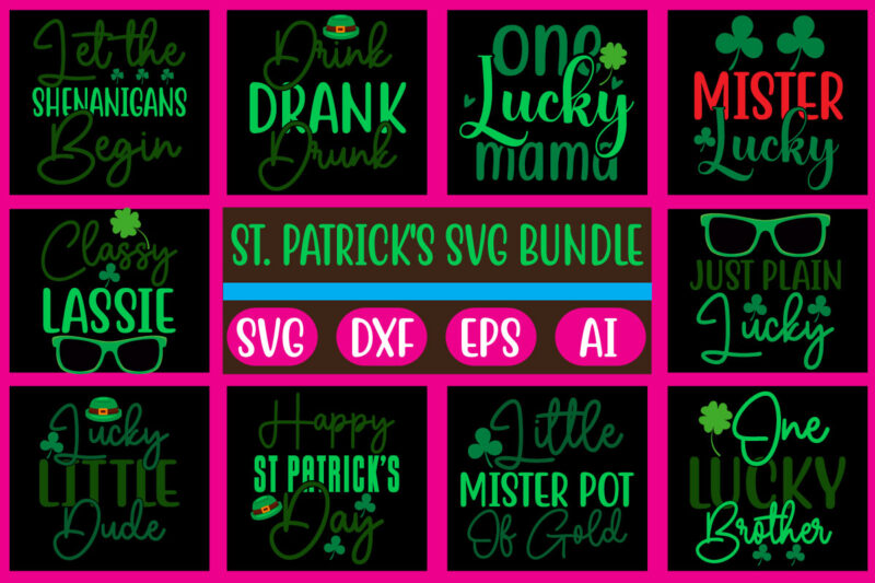 St. Patrick’s SVG Bundle Vol.4