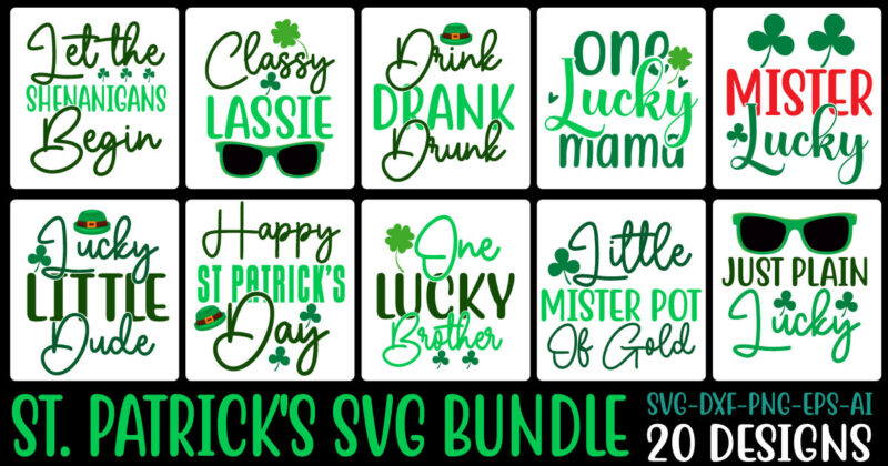 St. Patrick’s SVG Bundle Vol.4