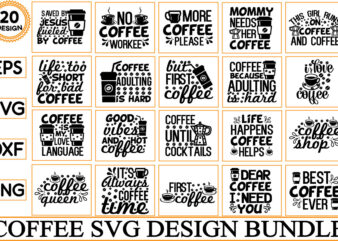 Coffee SVG Design Bundle
