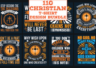 Christian T-Shirt Design Bundle