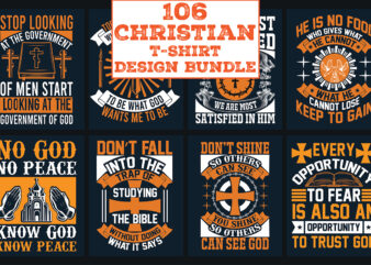 Christian T-Shirt Design Bundle