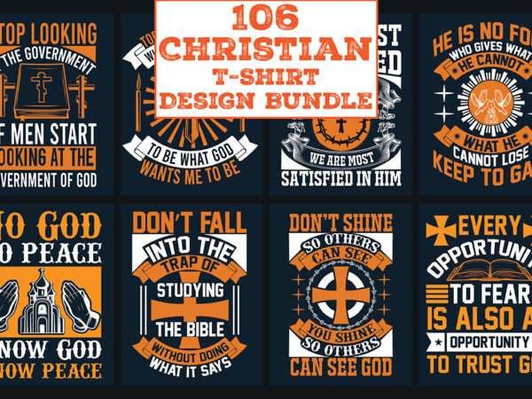 Christian t-shirt design bundle