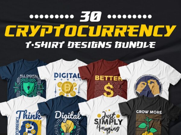 Cryptocurrency t-shirt designs bundle, crypto graphic design, crypto quotes for tee shirt, crypto bundles, crypto t-shirt design, bitcoin, dogecoin, investor, ethereum,